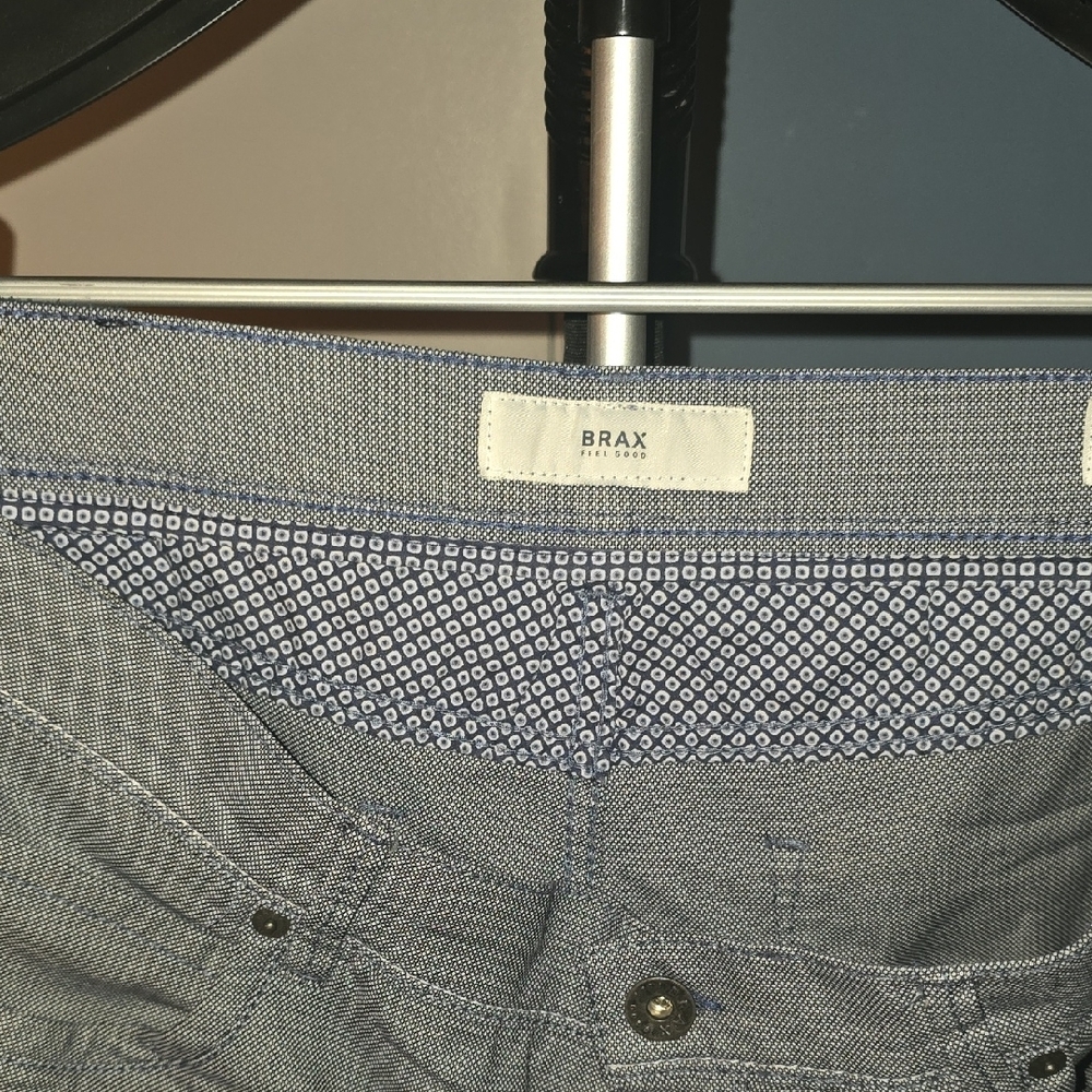 Brax Blue Patterned Pants